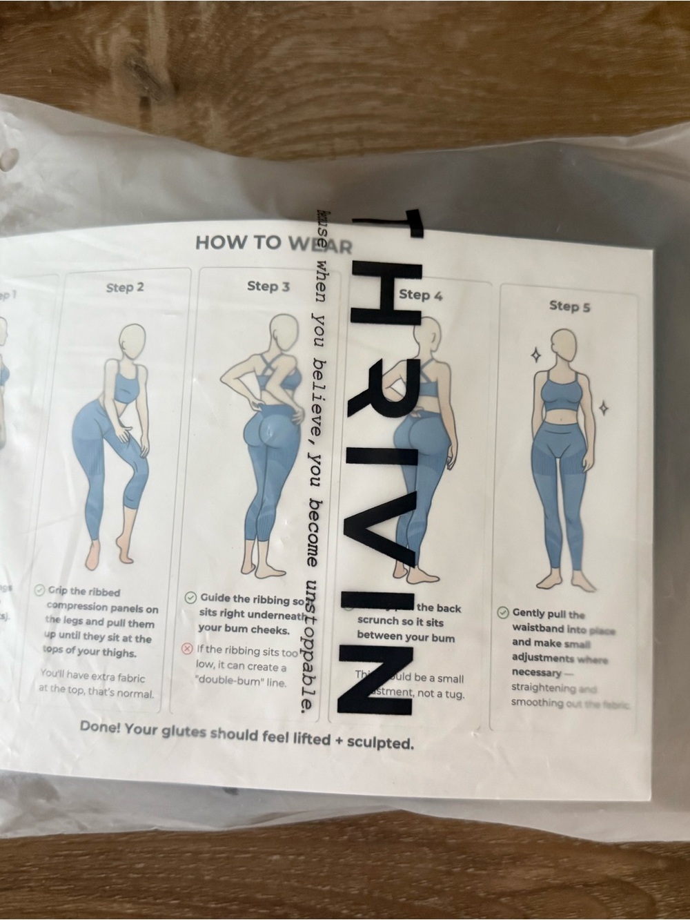 THRIVIN Black ELEVATE SCULPTING High-Waist Scrunch Leggings